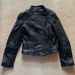 SOLD FMC leather moto jacket